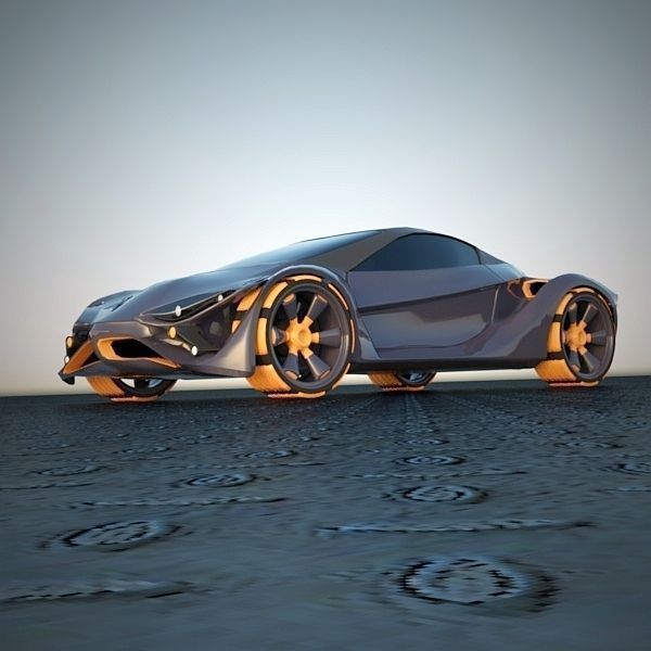 E futurOn concept car 3D model_7