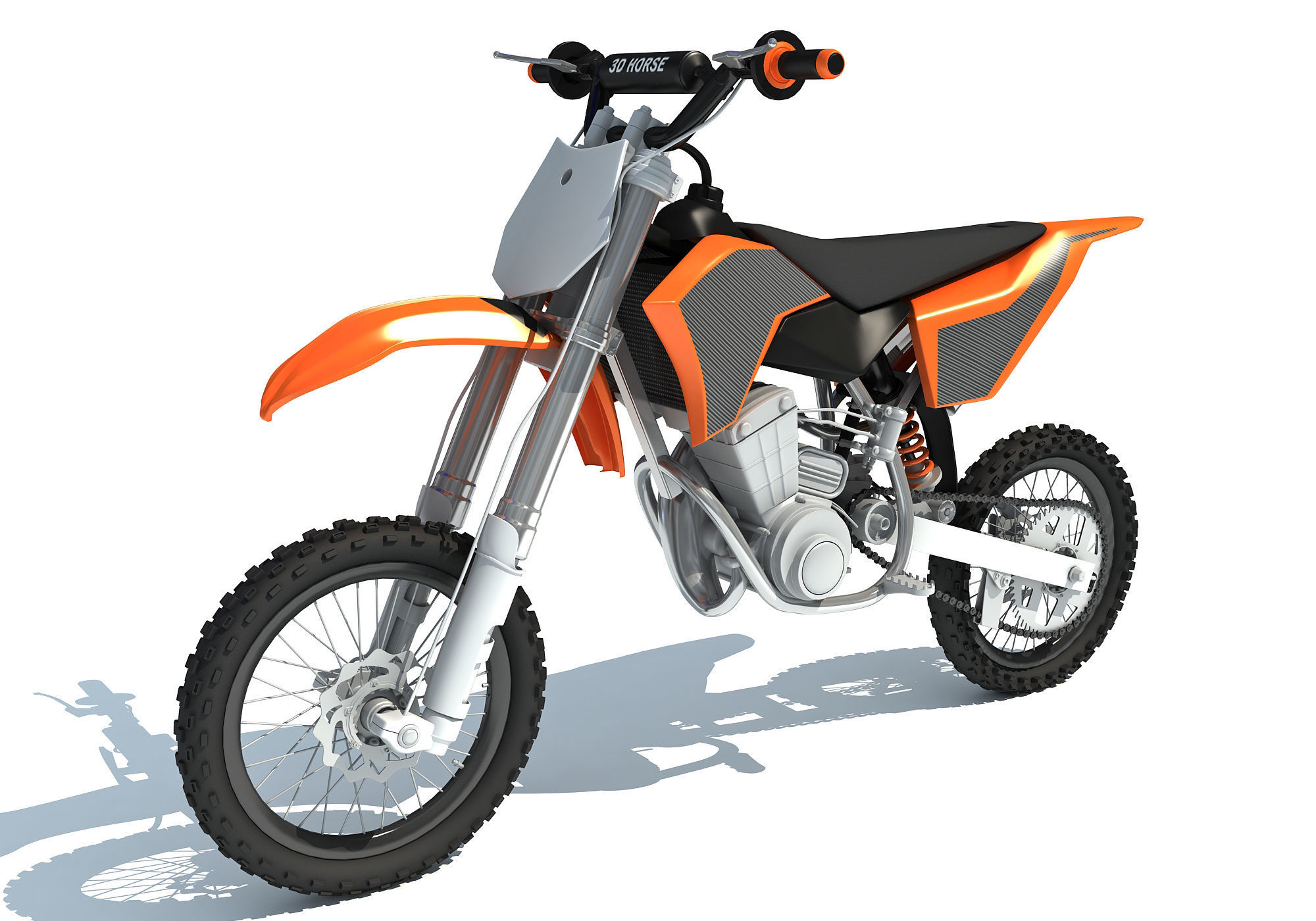 Off-road Motorcycle Motocross 3D model_1