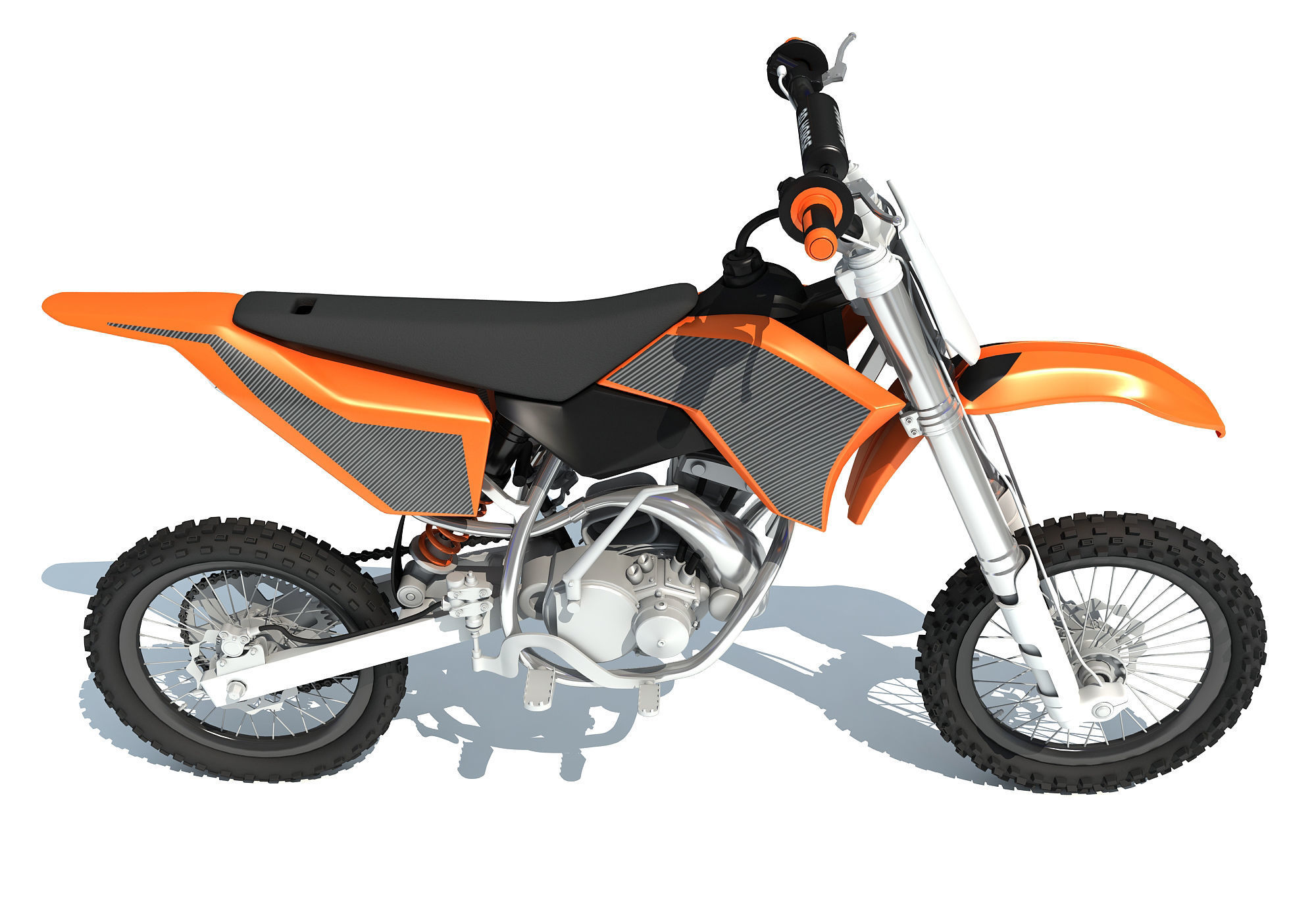 Off-road Motorcycle Motocross 3D model_5