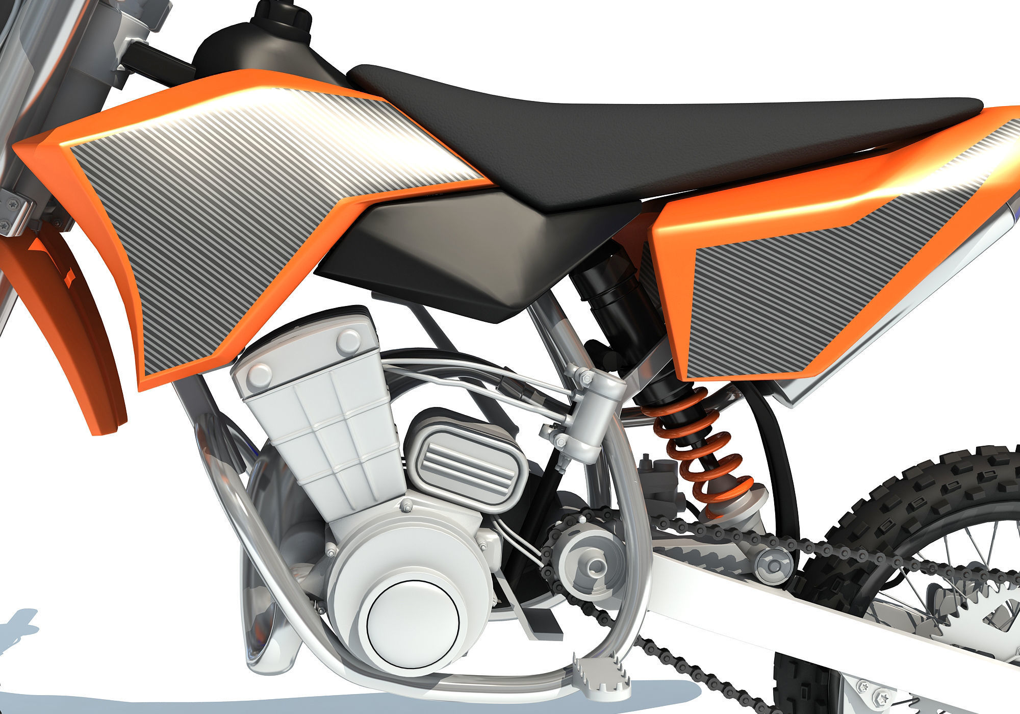 Off-road Motorcycle Motocross 3D model_13