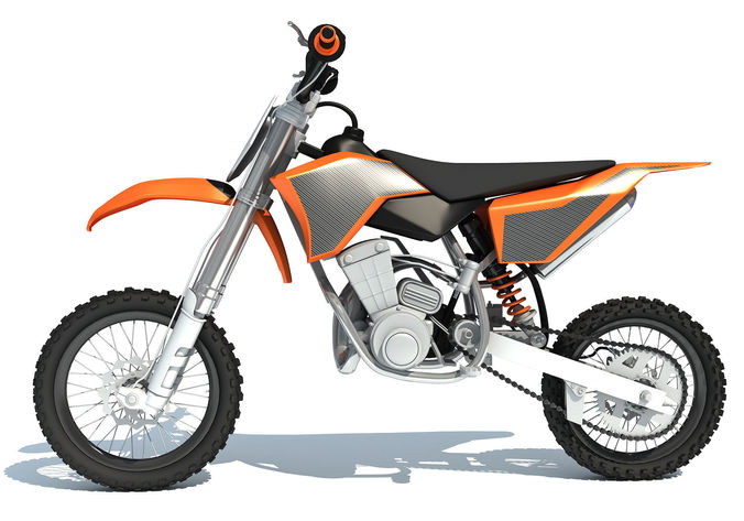Off-road Motorcycle Motocross 3D model