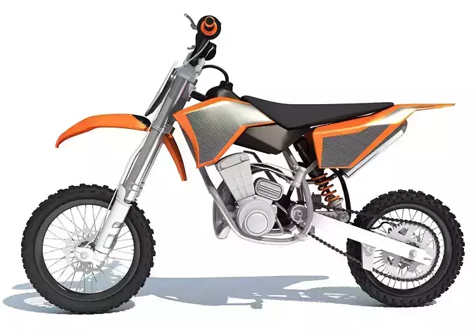 Off-road Motorcycle Motocross 3D model