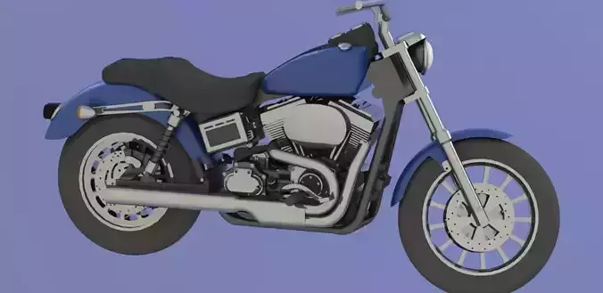 Motocycle harley-davidson motorcycle 3D model