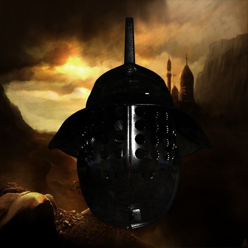 gladiator helmet-3d print model 3D print model_8