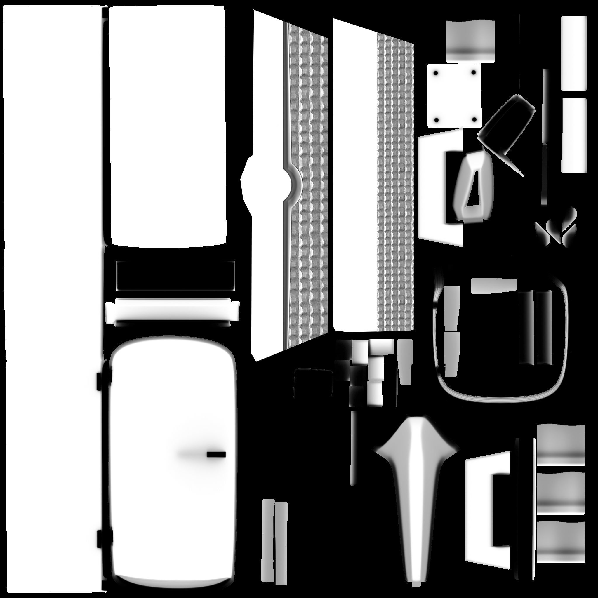 Classic Fridge OMA Free 3D model_7