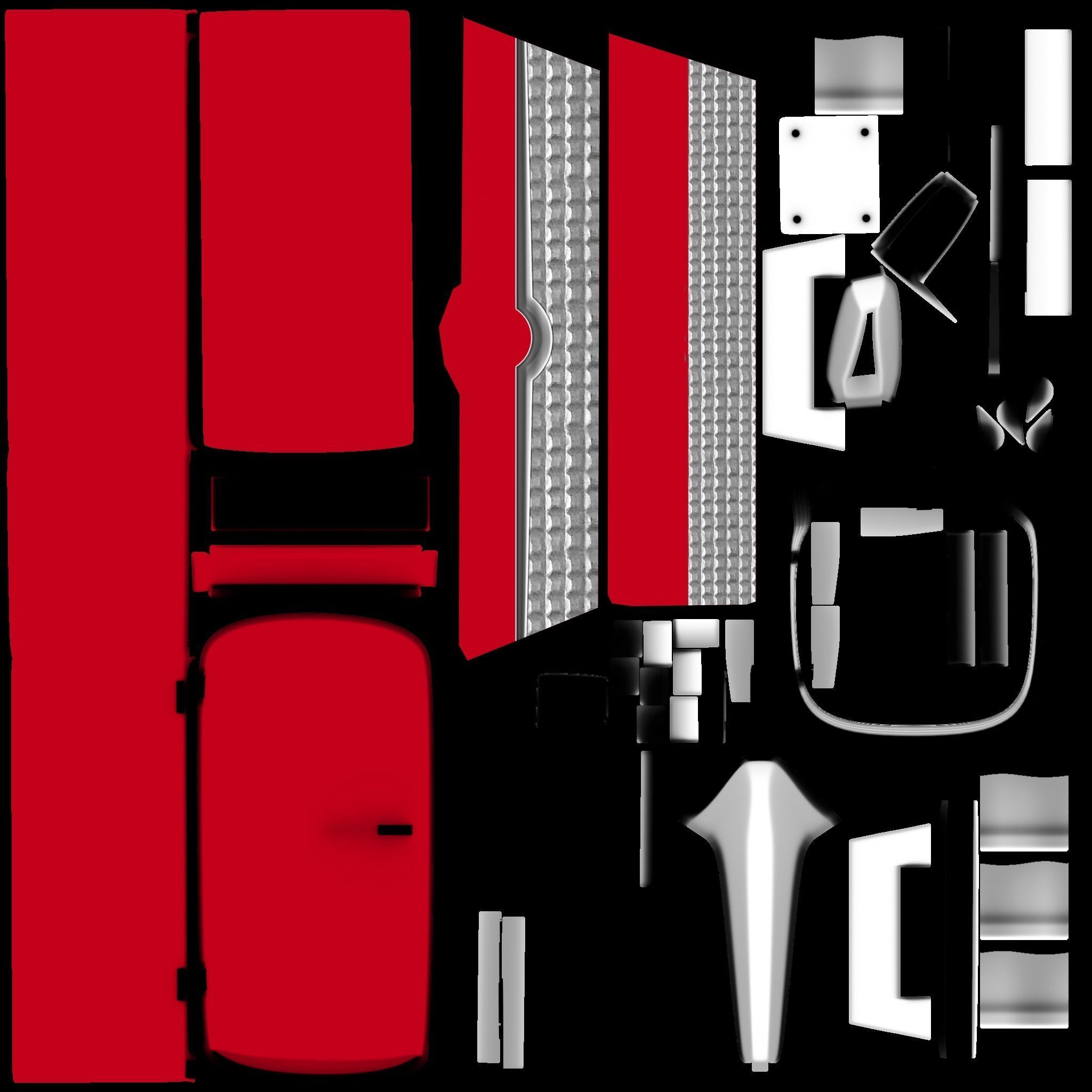 Classic Fridge OMA Free 3D model_2