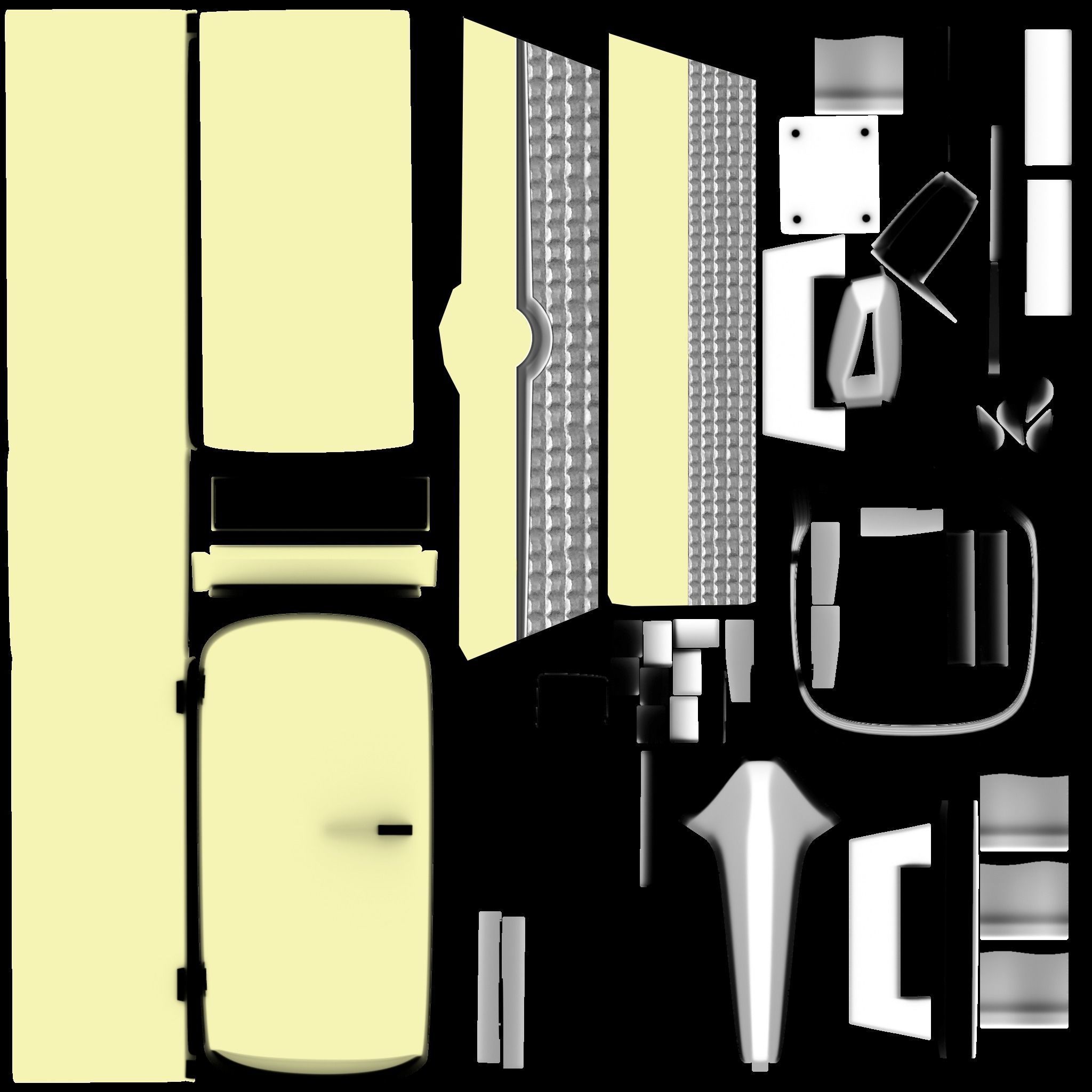 Classic Fridge OMA Free 3D model_9