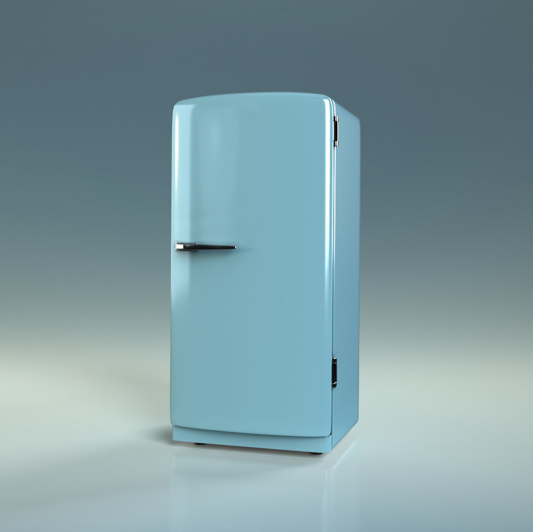 Classic Fridge OMA Free 3D model_1