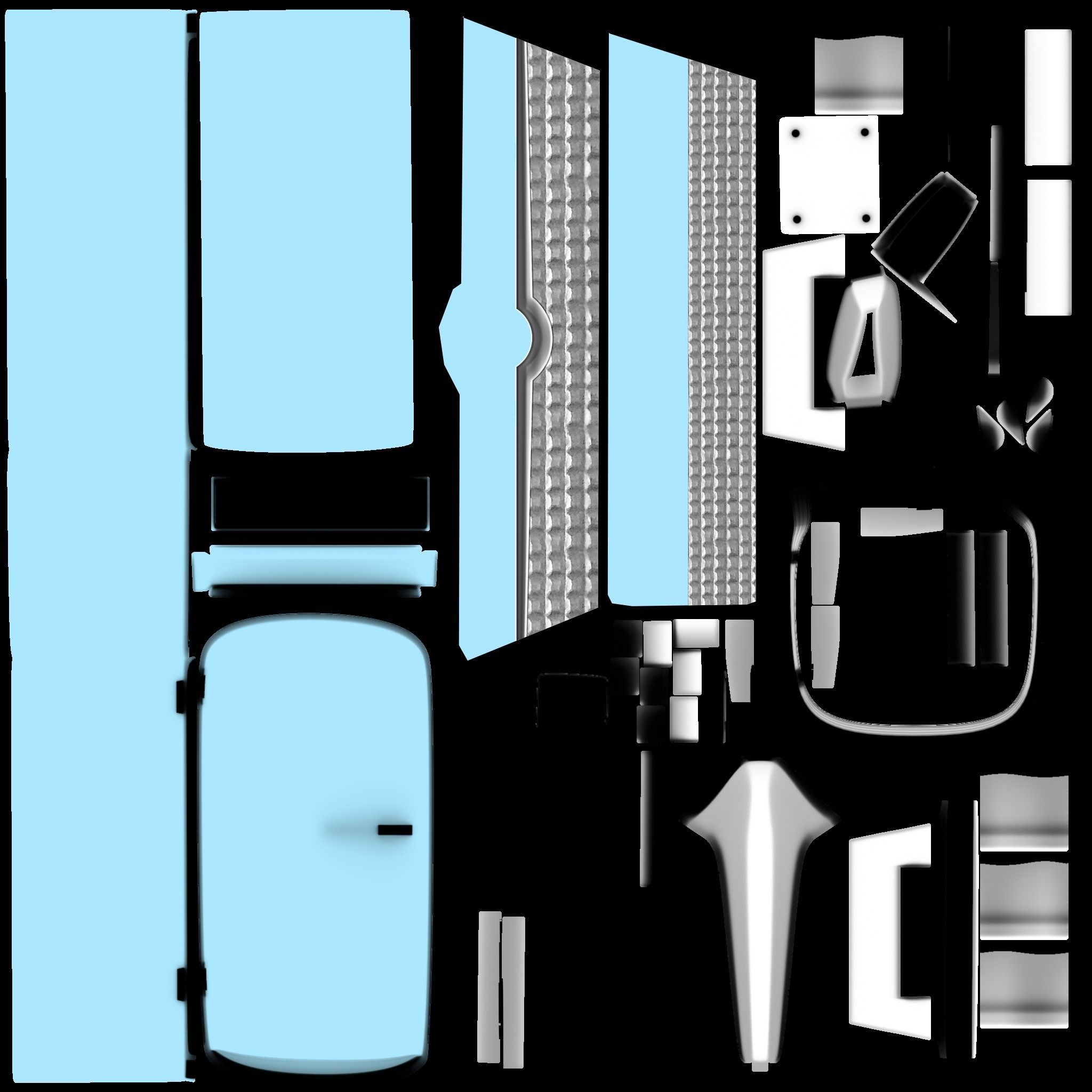 Classic Fridge OMA Free 3D model_8