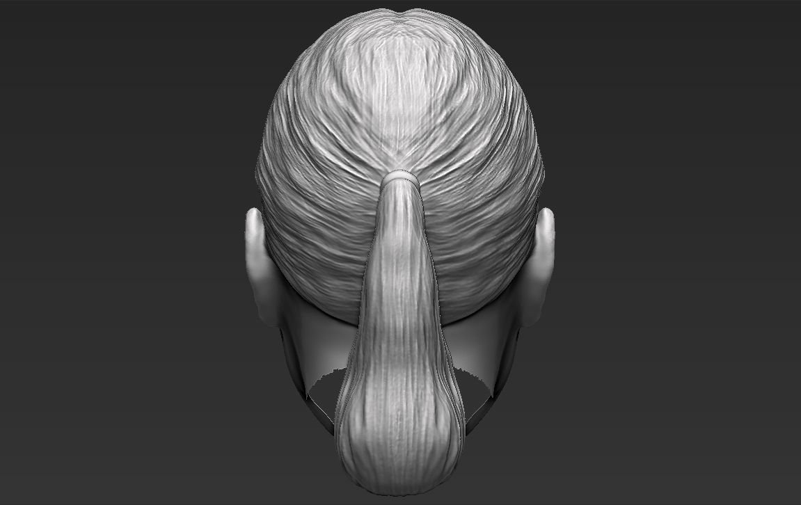 Kim Kardashian standard version only mesh 3D model_6