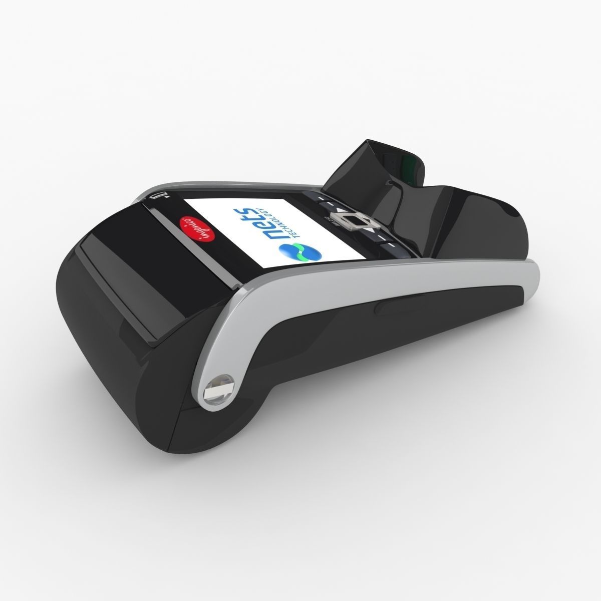 POS payment terminal Ingenico 3D model_6
