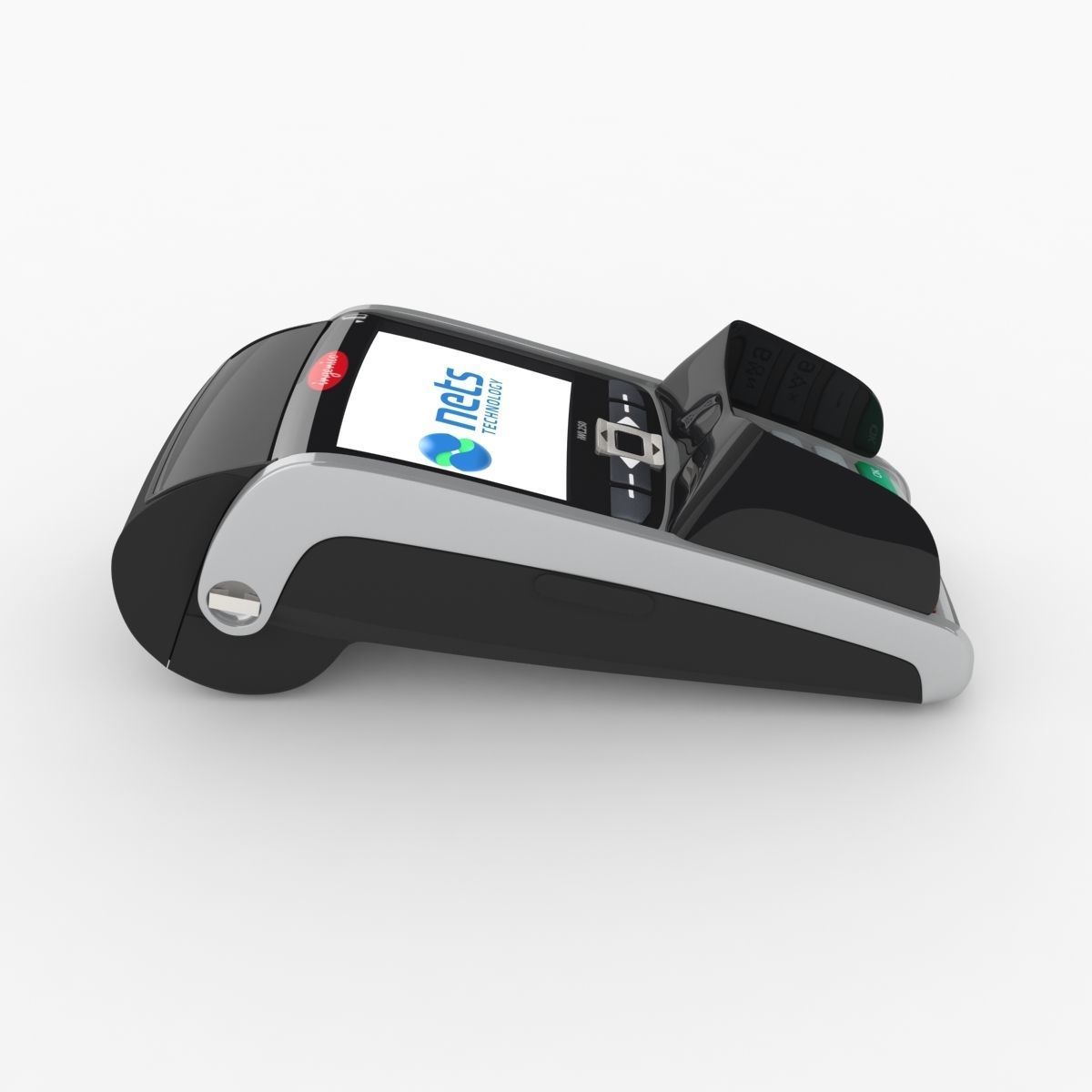 POS payment terminal Ingenico 3D model_8