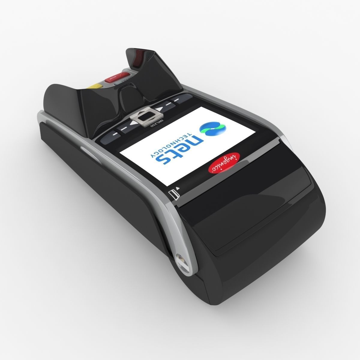 POS payment terminal Ingenico 3D model_7