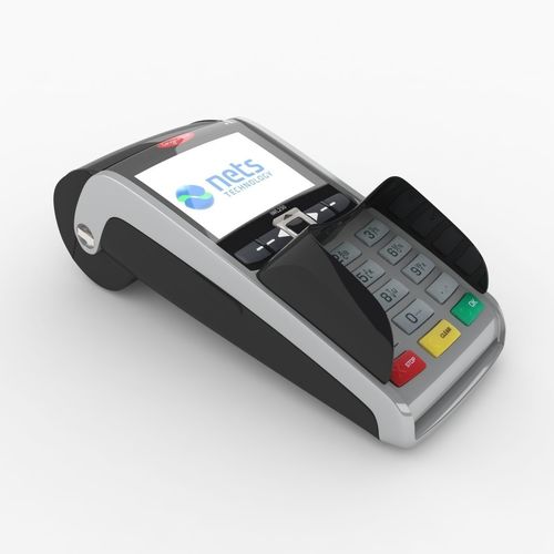 POS payment terminal Ingenico 3D model