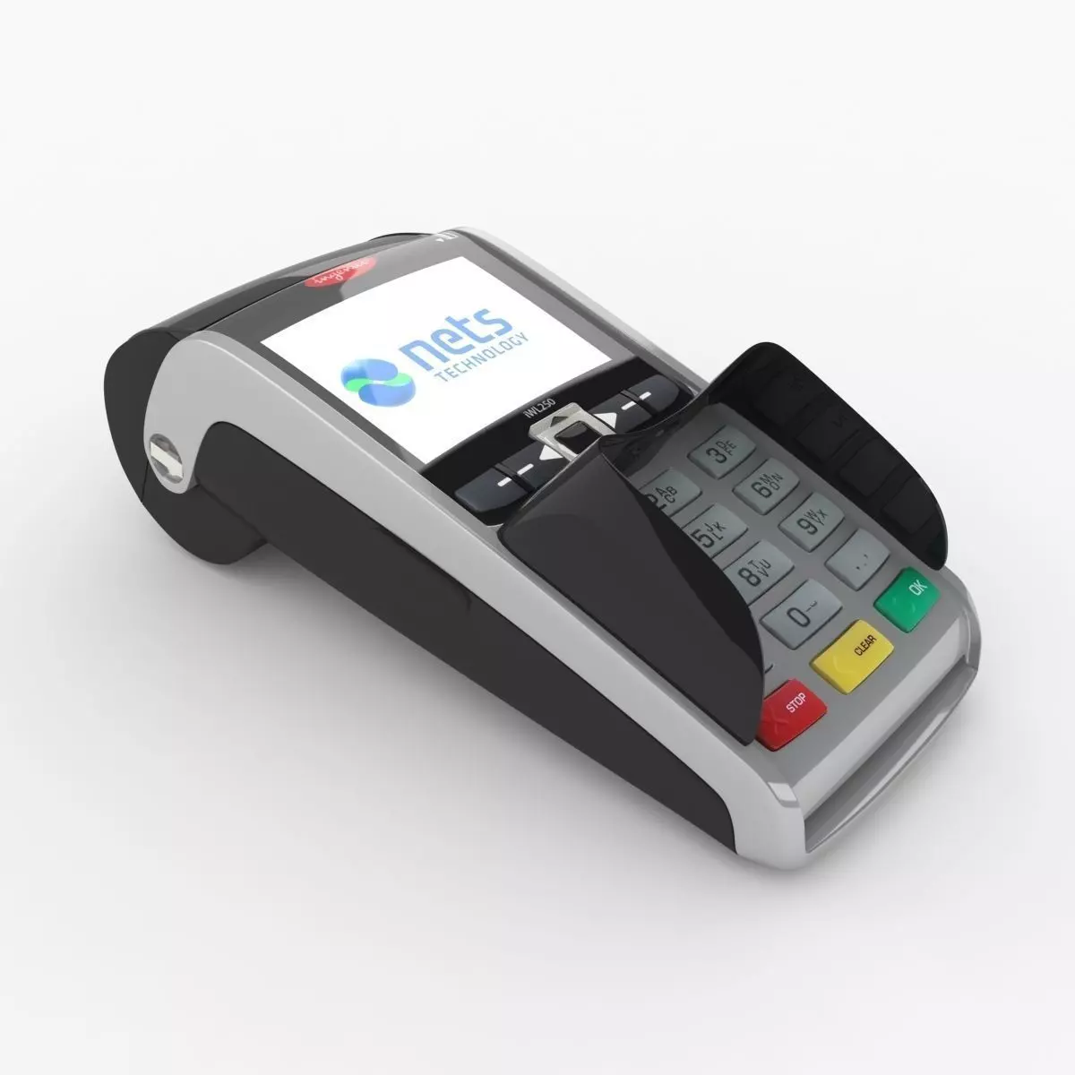 POS payment terminal Ingenico 3D model_0
