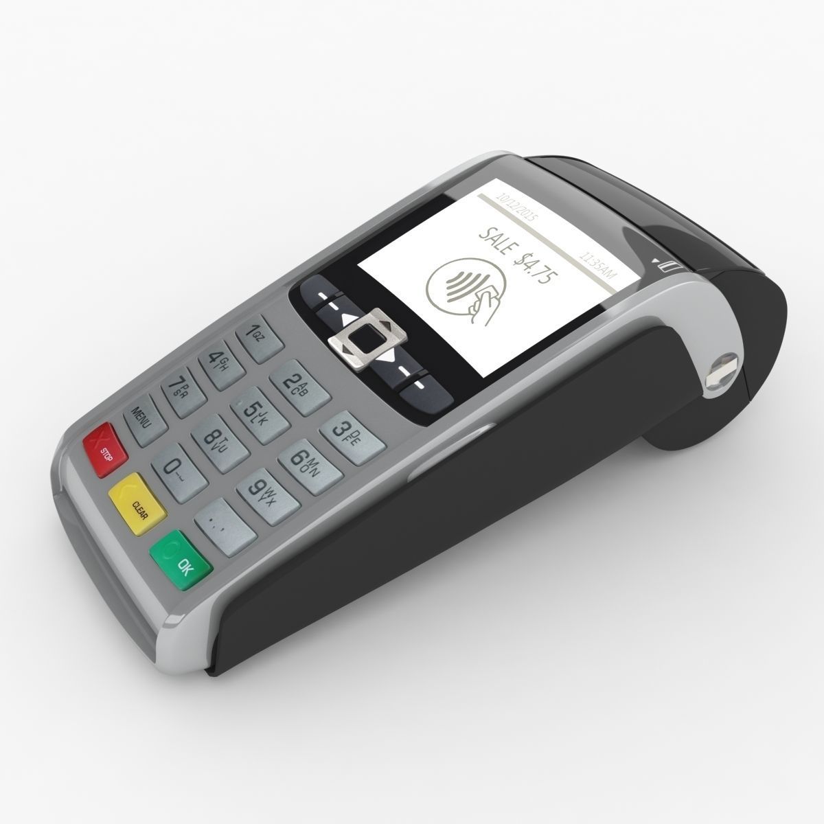POS payment terminal 3D model_1