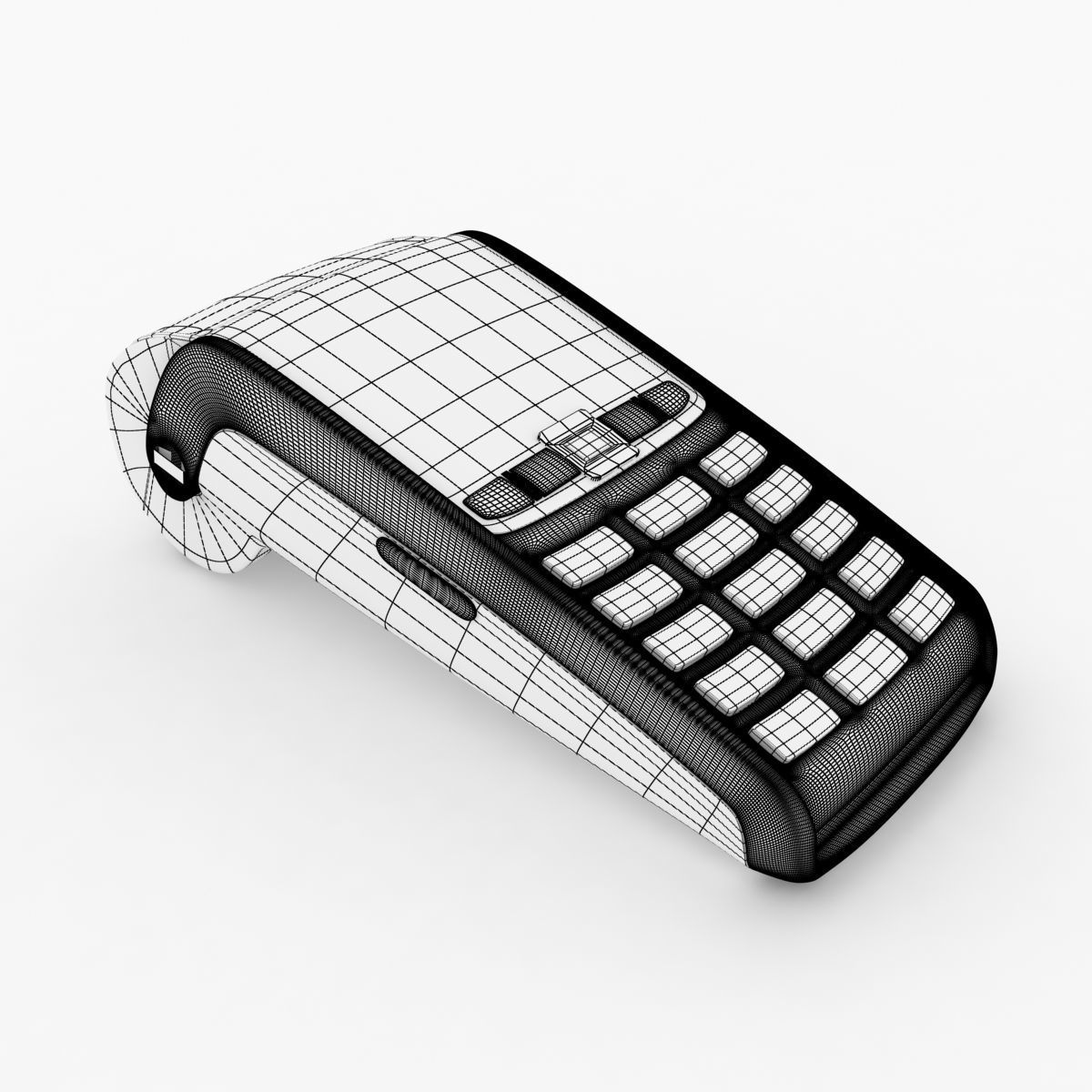 POS payment terminal 3D model_8