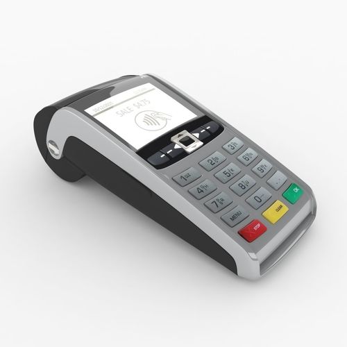 POS payment terminal 3D model