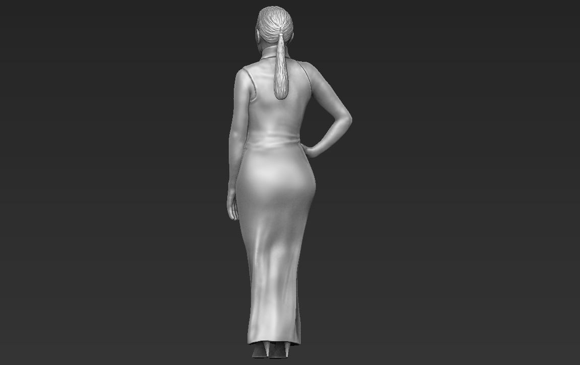 Kim Kardashian ready for full color 3D printing  3D print model_37