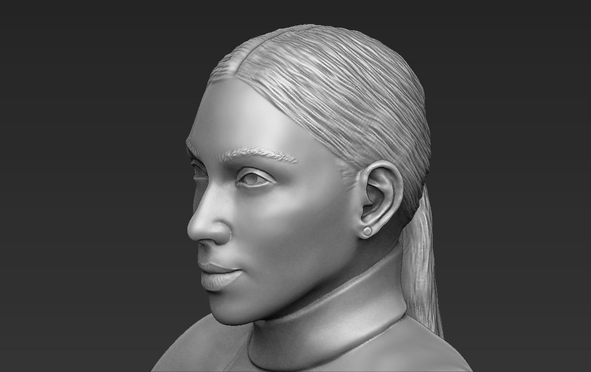 Kim Kardashian ready for full color 3D printing  3D print model_48