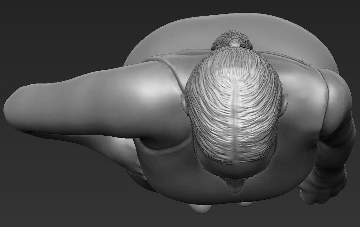 Kim Kardashian ready for full color 3D printing  3D print model_41