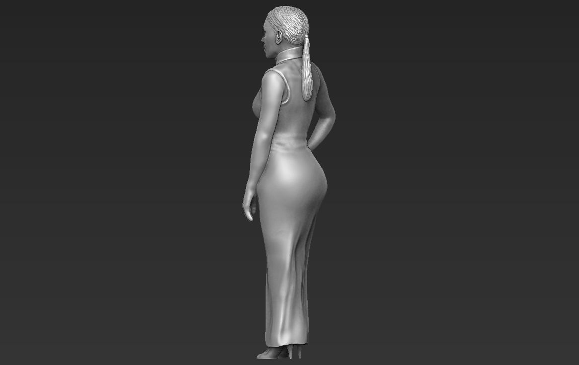 Kim Kardashian ready for full color 3D printing  3D print model_33