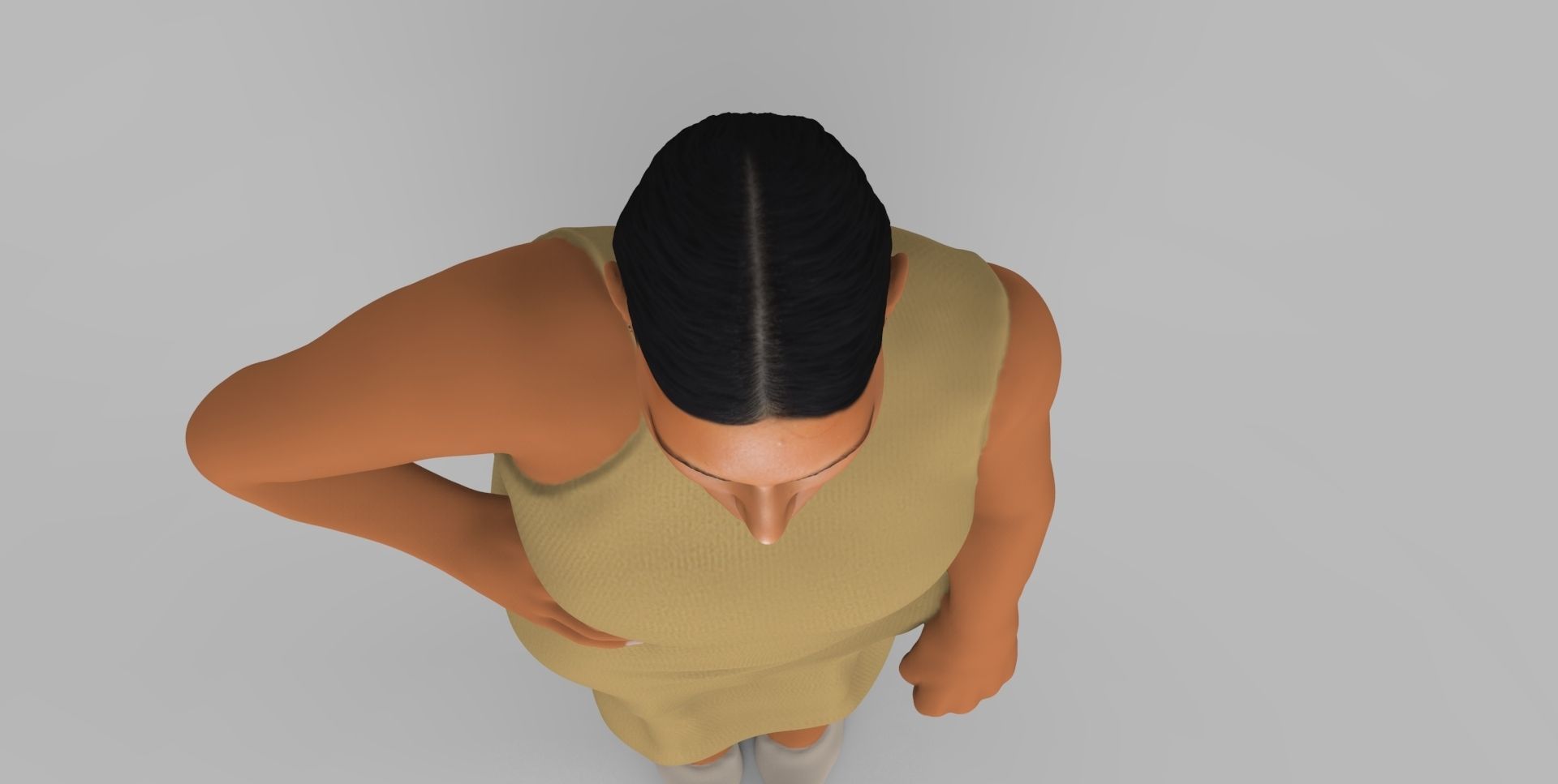 Kim Kardashian ready for full color 3D printing  3D print model_23