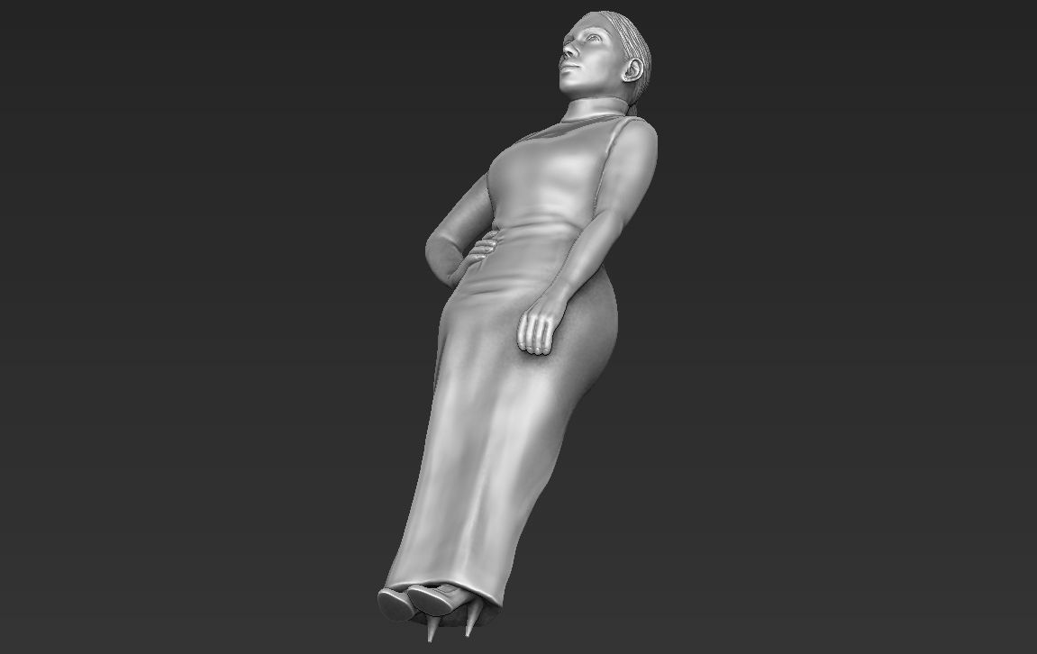Kim Kardashian ready for full color 3D printing  3D print model_46