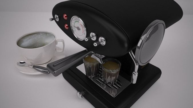 Domestic Coffee Machine 3D model