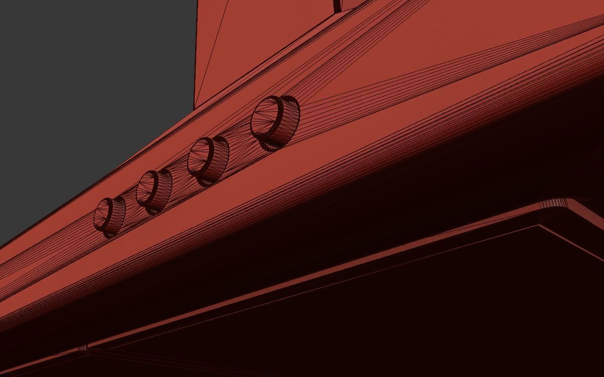 Kitchen Extractor Hood 3D model_4