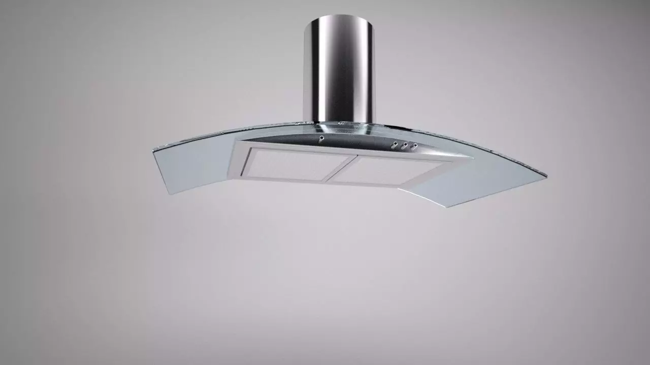 Kitchen Extractor Hood  3D model_0