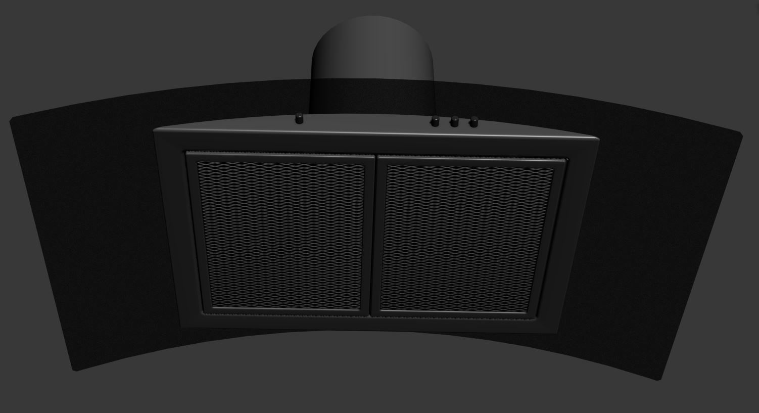 Kitchen Extractor Hood  3D model_2