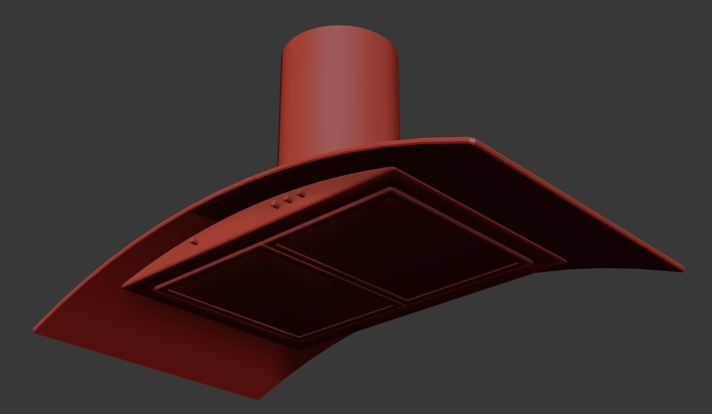 Kitchen Extractor Hood  3D model_6
