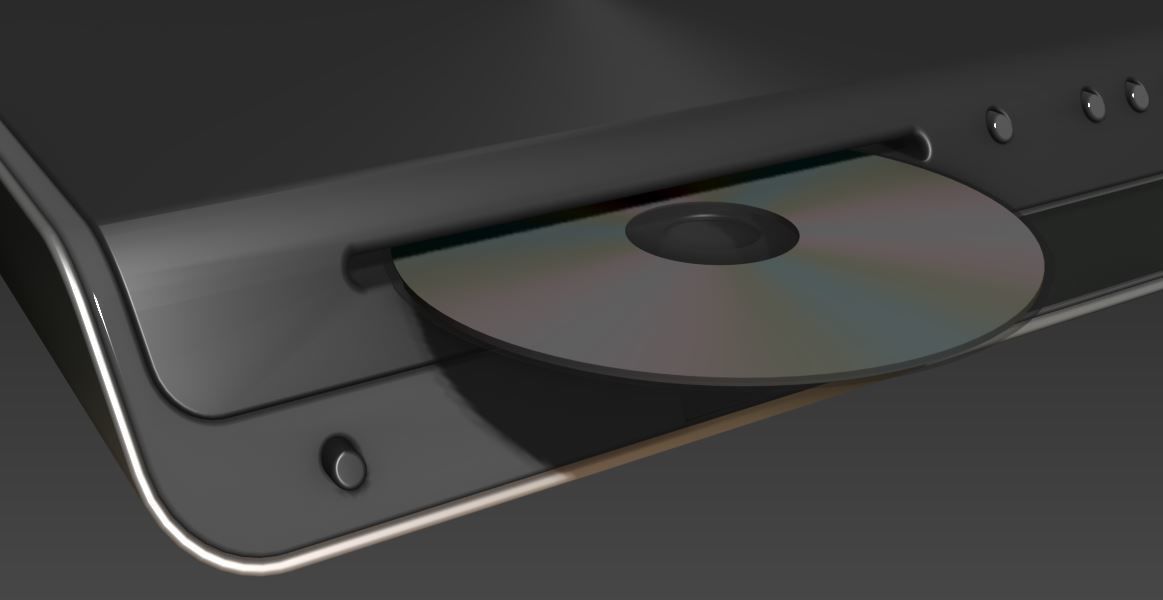 Home Cinema DVD Player  3D model_1
