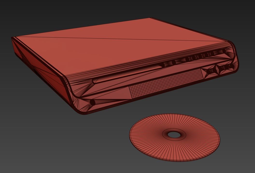 Home Cinema DVD Player  3D model_2