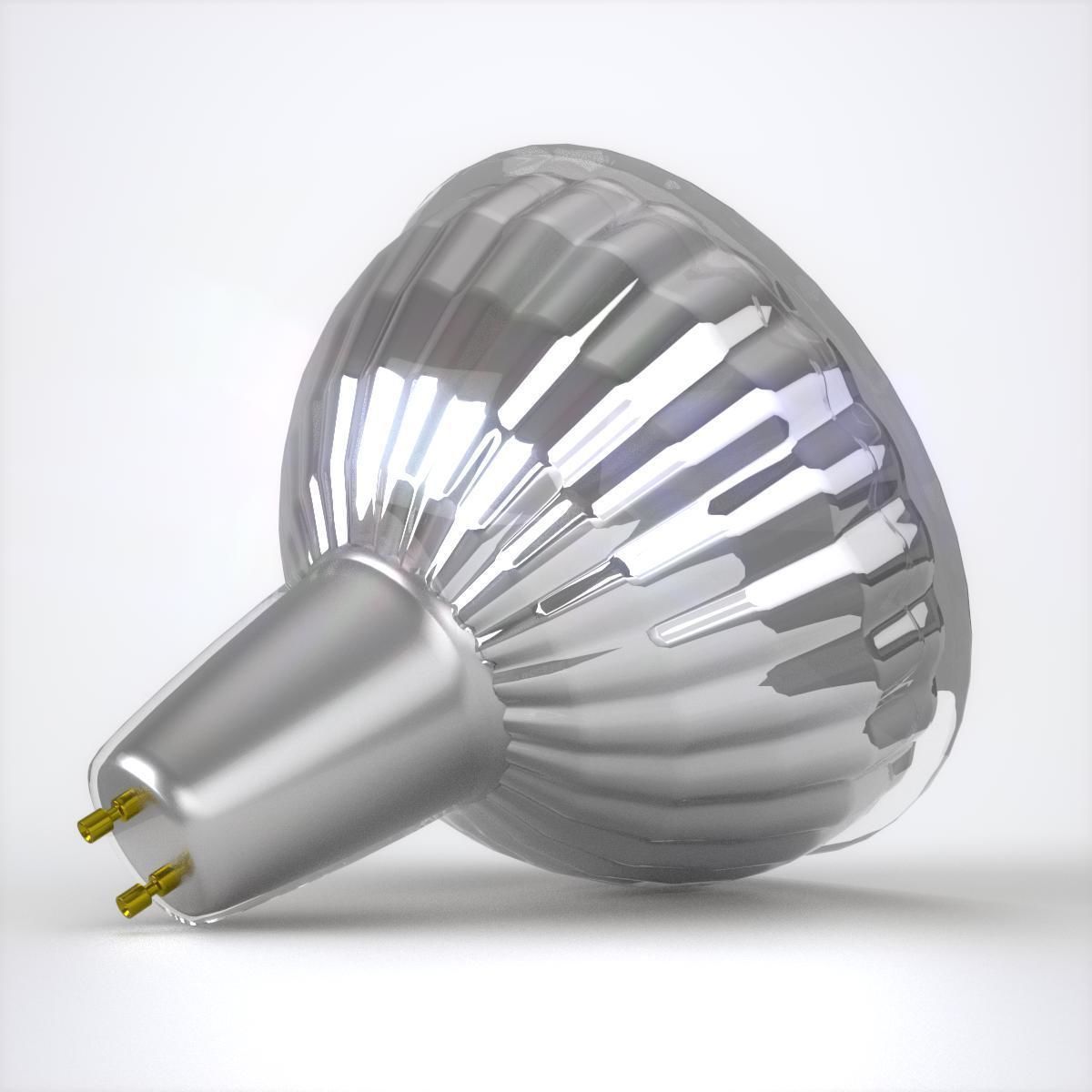 Halogen Bulb 3D model_2