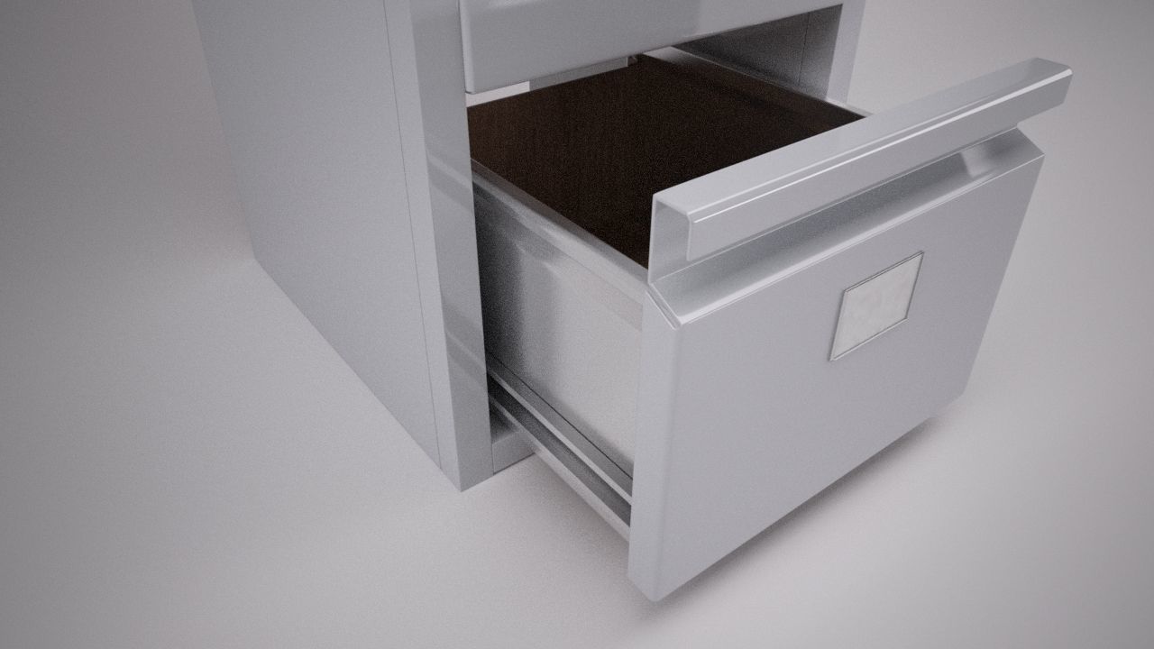 Filing Cabinet 3D model_1