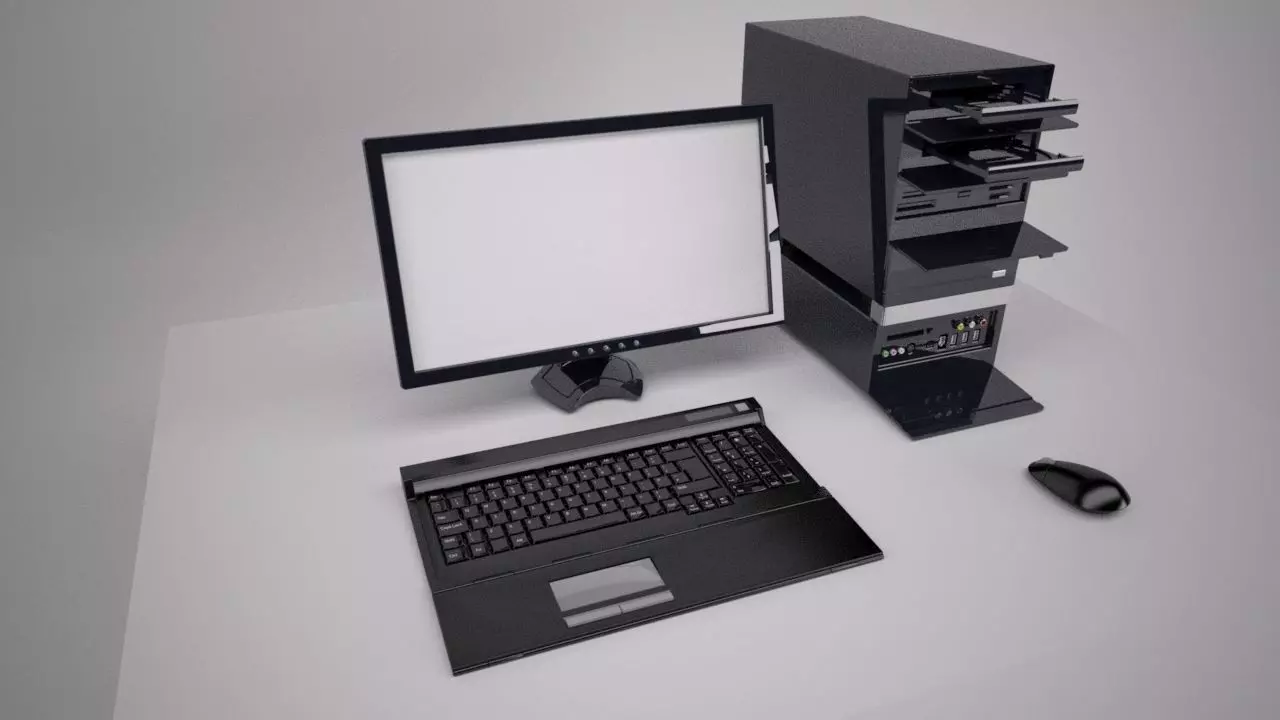 Fully Detailed Computer 3D model_0