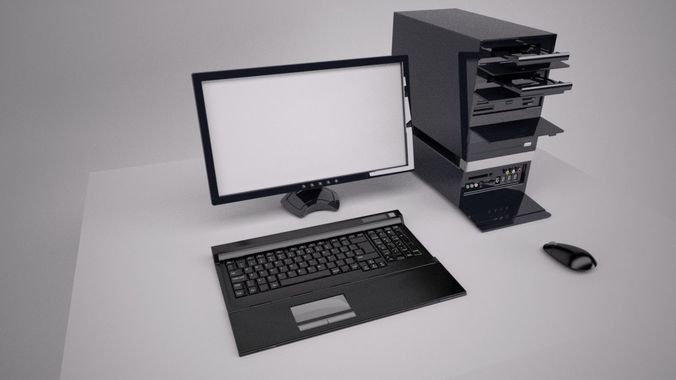 Fully Detailed Computer 3D model