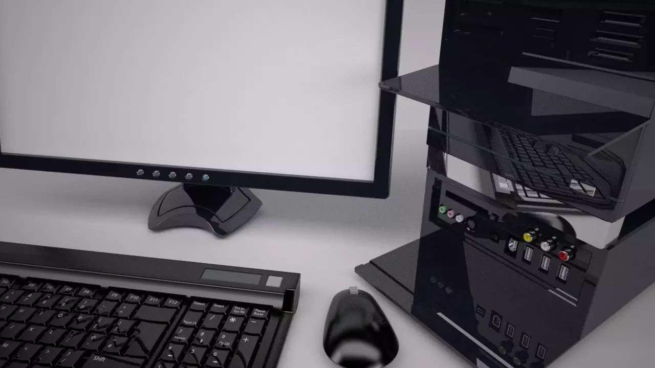 Fully Detailed Computer 3D model_1