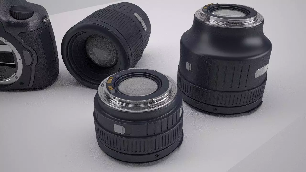 Canon EOS 5D Camera 3D model_3