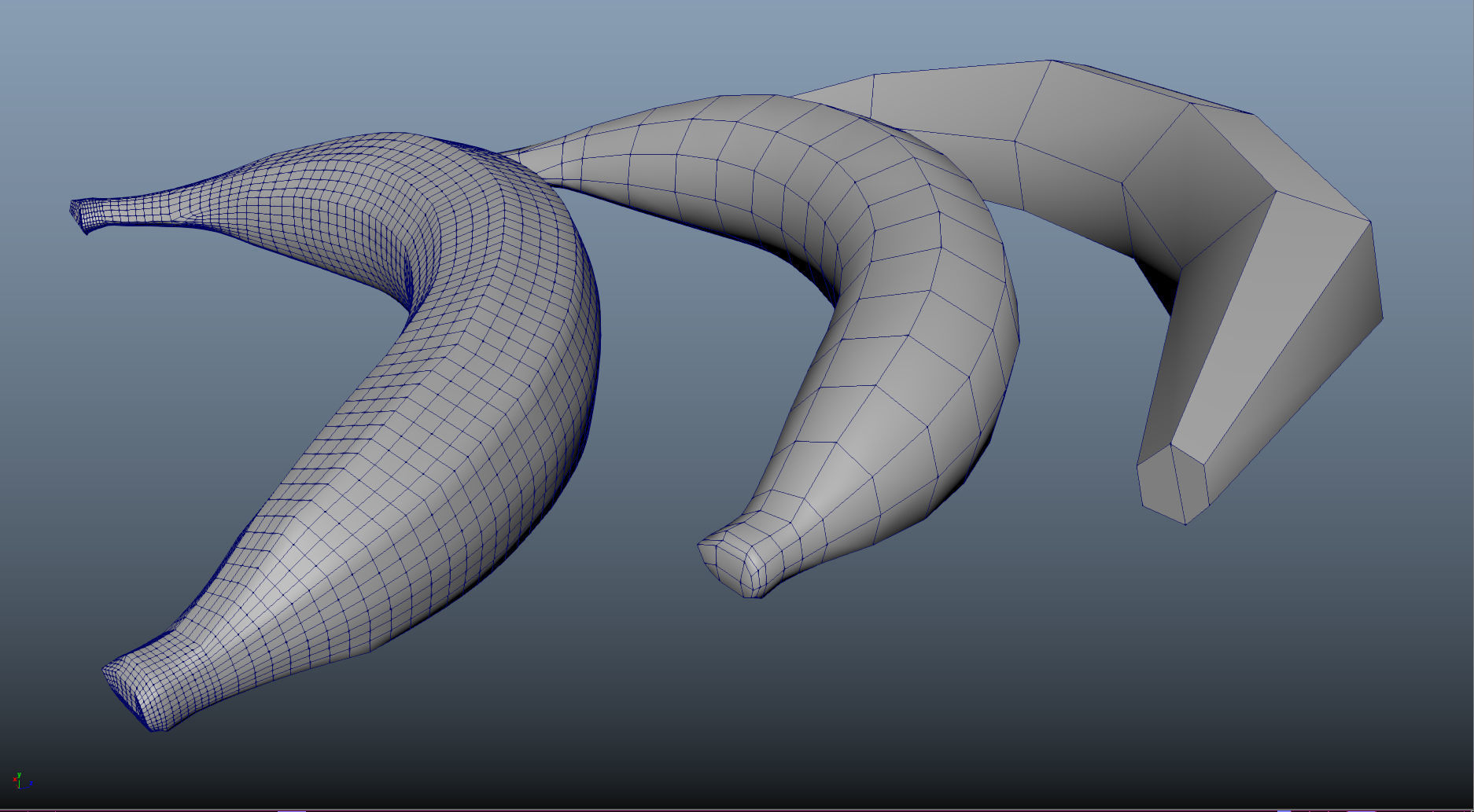 3D model Banana Game Ready VR AR VR / AR / lowpoly CGTrader