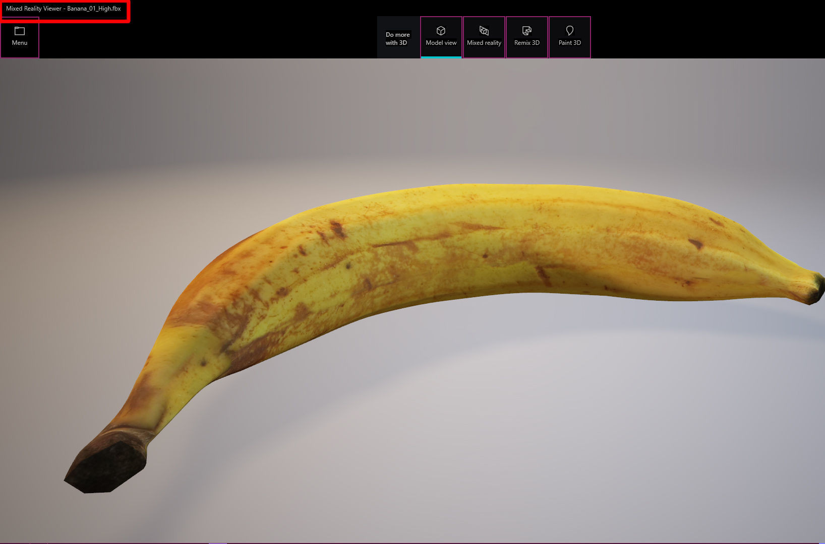 3D model Banana Game Ready VR AR VR / AR / lowpoly CGTrader