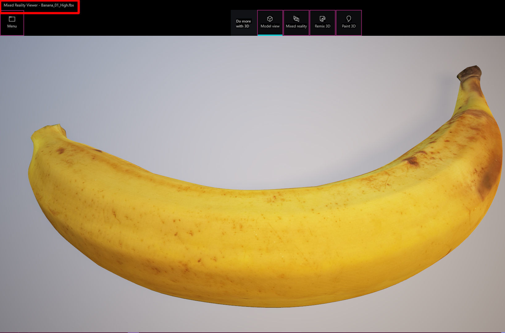 3D model Banana Game Ready VR AR VR / AR / lowpoly CGTrader