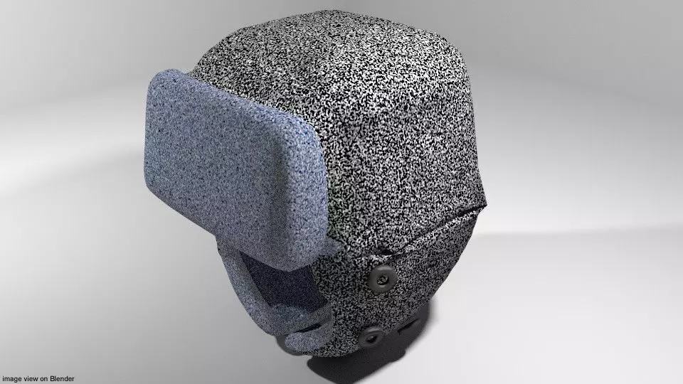 Hat - Ushanka 3D model_0