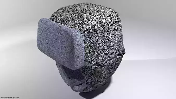 Hat - Ushanka 3D model