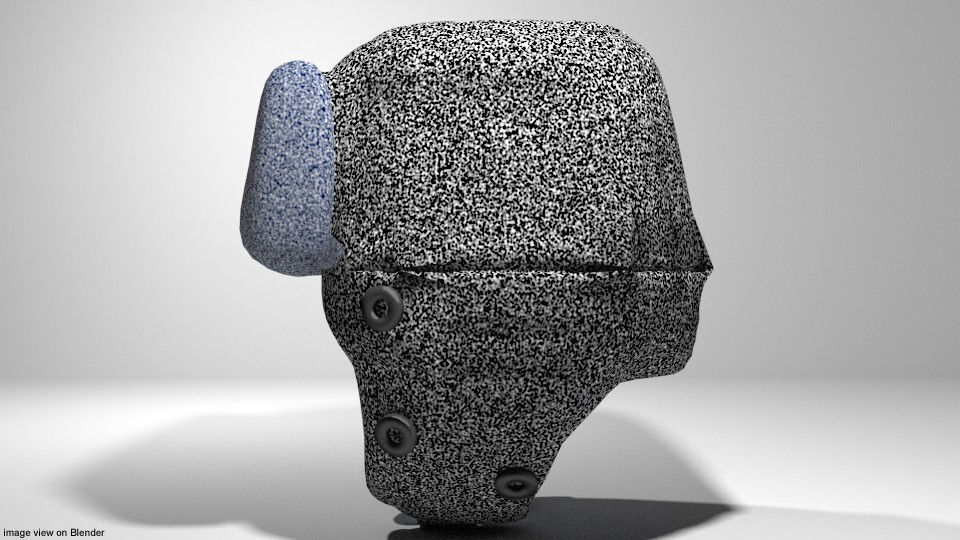 Hat - Ushanka 3D model_2