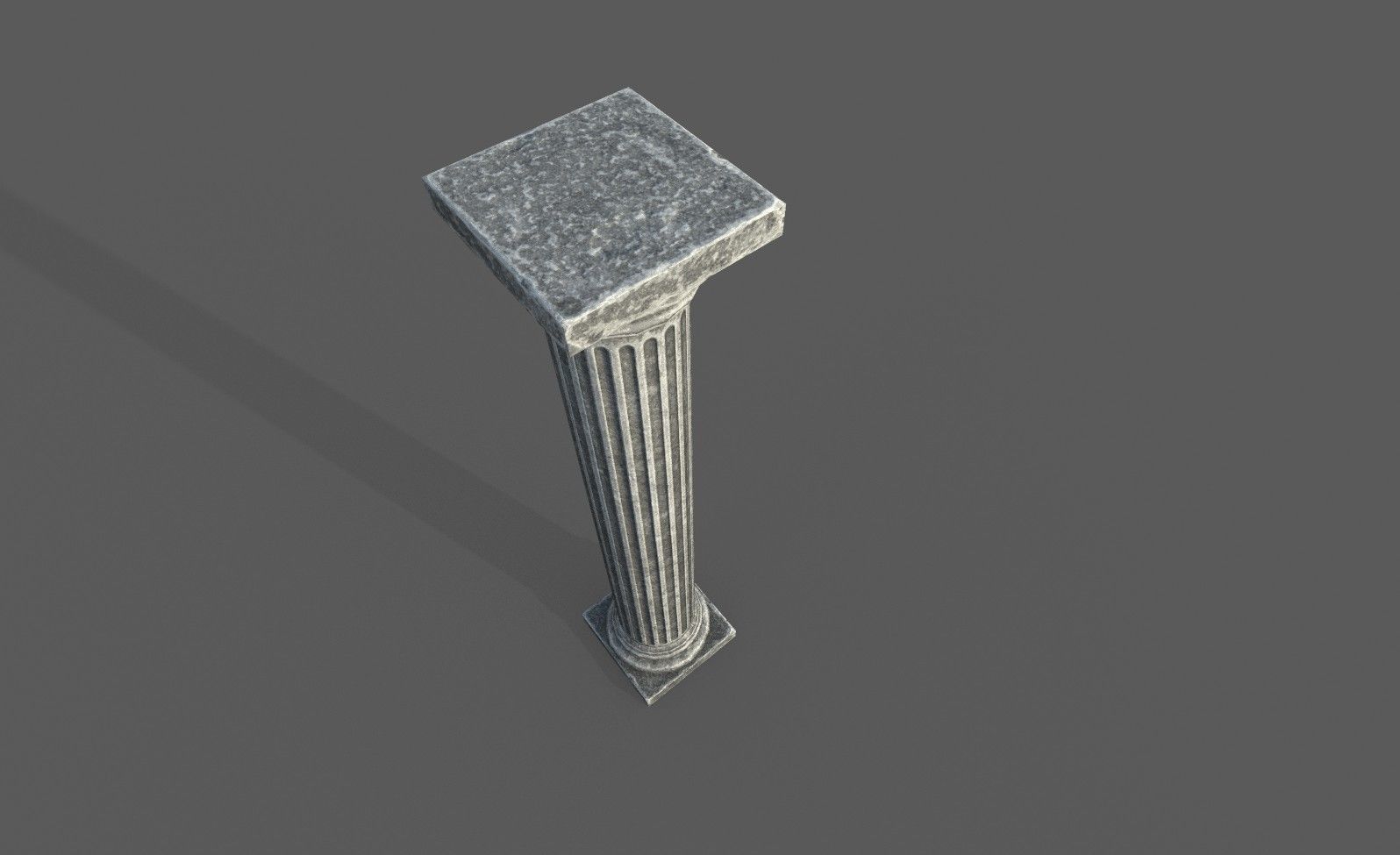 Low Poly Roman Column Low-poly 3D model_24