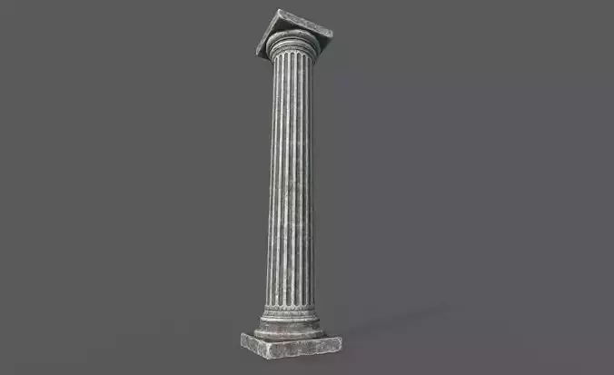 Low Poly Roman Column