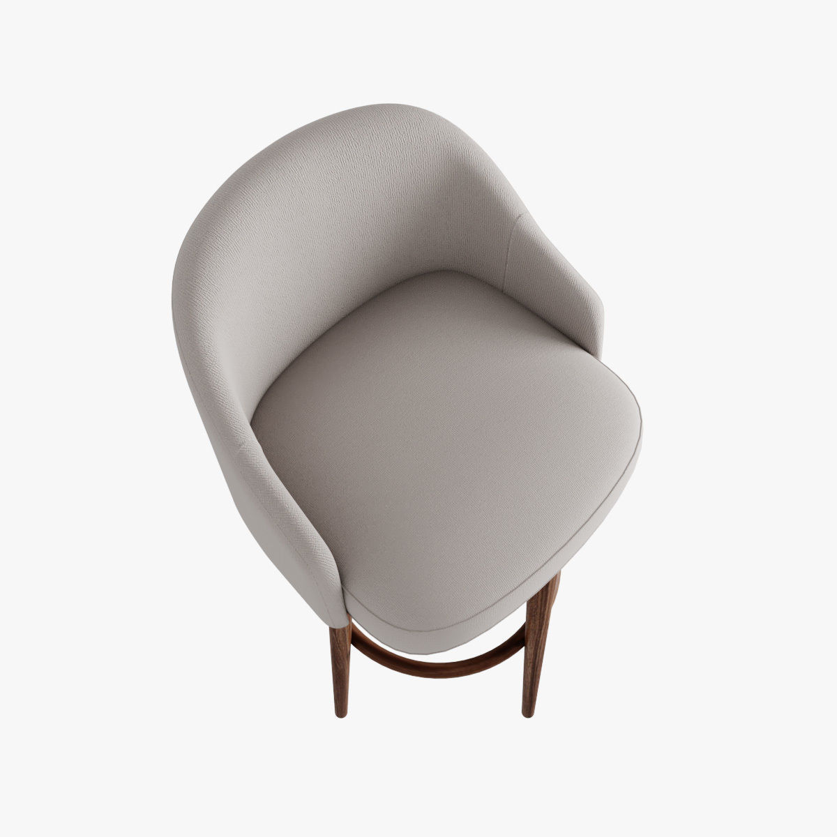 Stool Saddle Bar 3D model_3